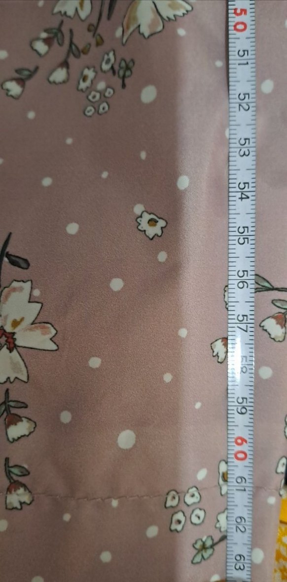 Pembe Baskılı Uzun yağmurluk - Görsel 5