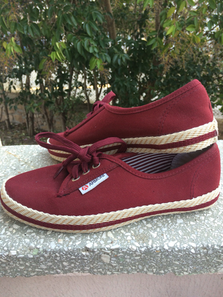38 Beden Bordo ayakkabı