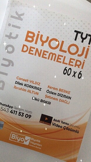 Biyoloji-TYT denemesi-Biyotik Yayınları