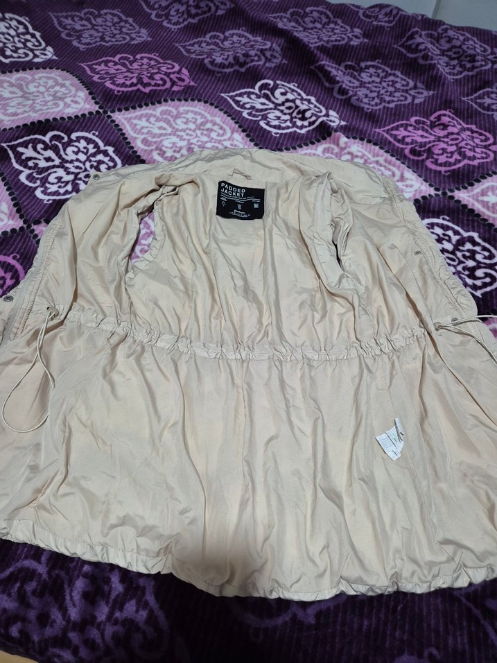 Kürk Detaylı Beyaz Kadın Şişme Yelek - Görsel 2