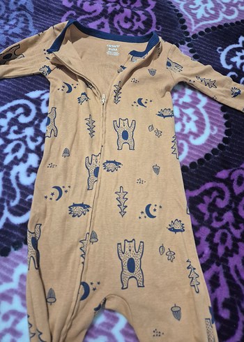 Uzun Kollu Fermuarlı Erkek Bebek Tulum - Görsel 3