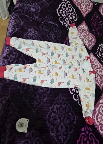 Çocuklar için Çok Renkli Baskılı tulum - Görsel 4