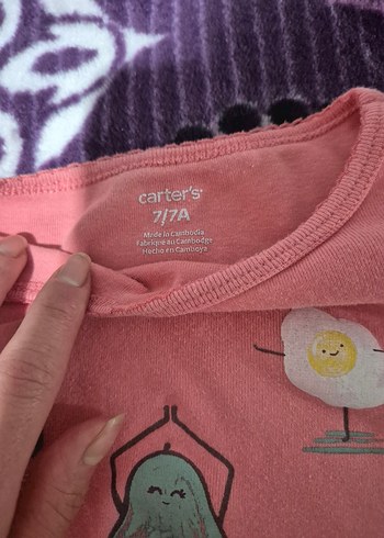 Kız Çocuk Pembe Pamuklu Uzun Kollu Pijama - Görsel 2