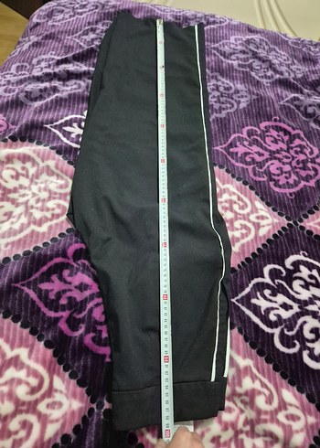 Siyah Midi Kumaş Kadın Pantolon - Görsel 3