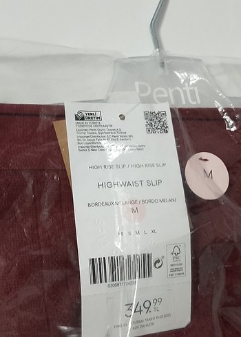 m Beden sıfır iç çamaşırı Penti marka m s beden