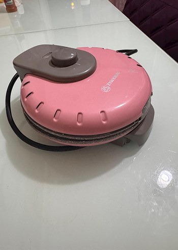 Pastel Pembe bafıl Tost Makinesi