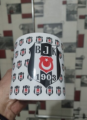 Orjinal baskı Beşiktaş kupası 