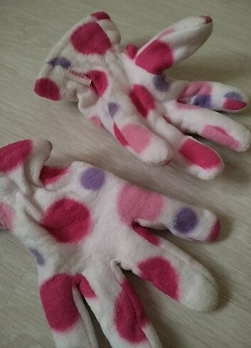 5 6 yaş kışlık yumuşak dokulu eldiven - Görsel 2