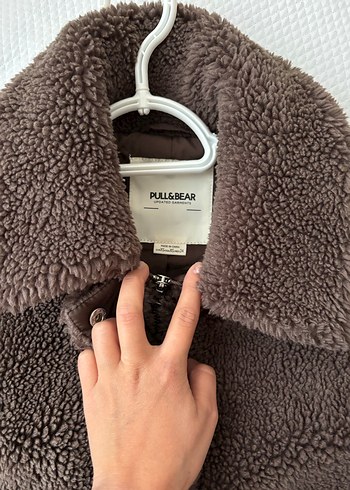 xs Beden Kahverengi Peluş Kadın Ceket