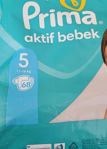 5 numara bebek bezi 19 ve 17 adet