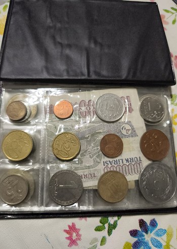 eski koleksiyonluk madeni paralar