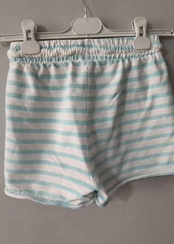 Çizgili Mavi Çocuk Şortu - Görsel 5