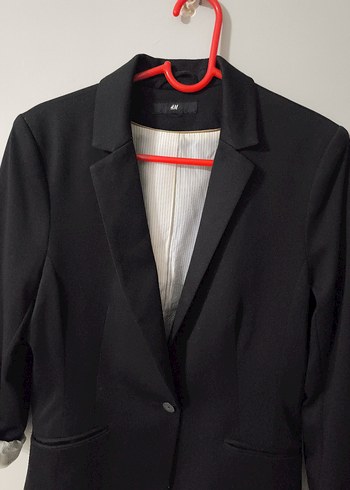 l Beden siyah Renk Siyah Düğmeli Kadın Blazer