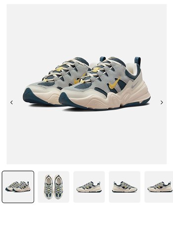40 Beden gri Renk Nike Tech Hera Gri Kadın Spor Ayakkabı