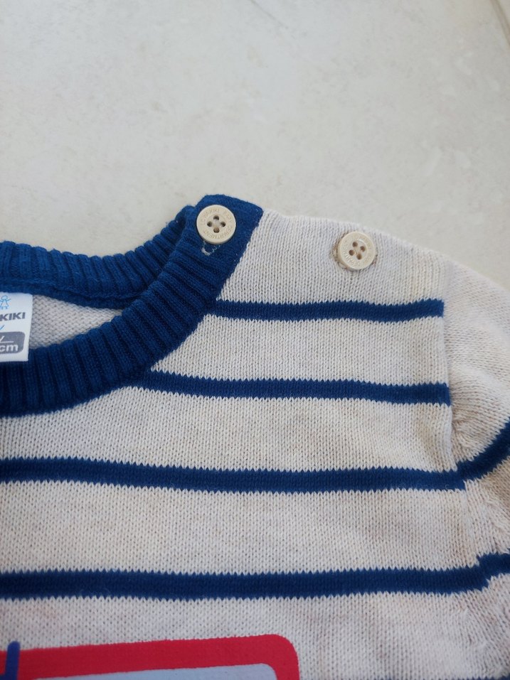 Erkek Bebek Triko Kazak - Görsel 3