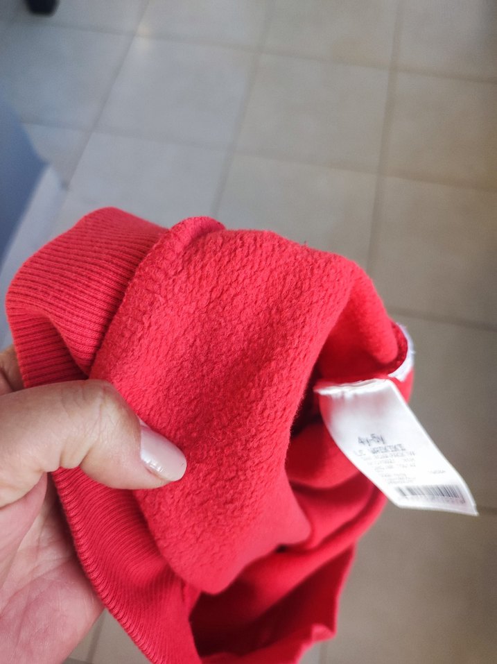 Erkek Çocuk Kırmızı Baskılı Sweatshirt - Görsel 2