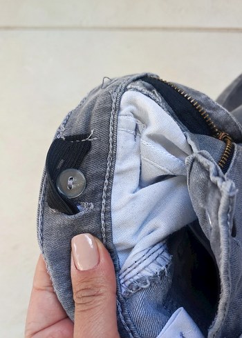 Gri Erkek Çocuk Denim Pantolon - Görsel 3