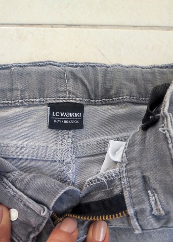 Gri Erkek Çocuk Denim Pantolon - Görsel 4