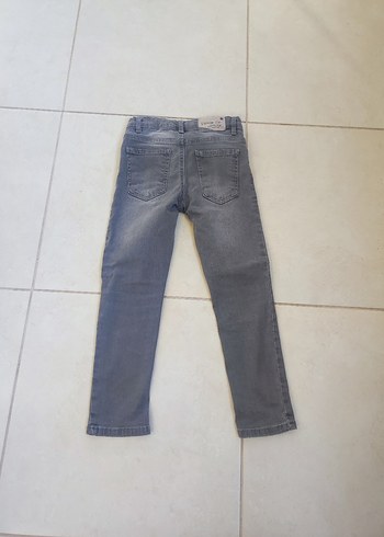 Gri Erkek Çocuk Denim Pantolon - Görsel 2