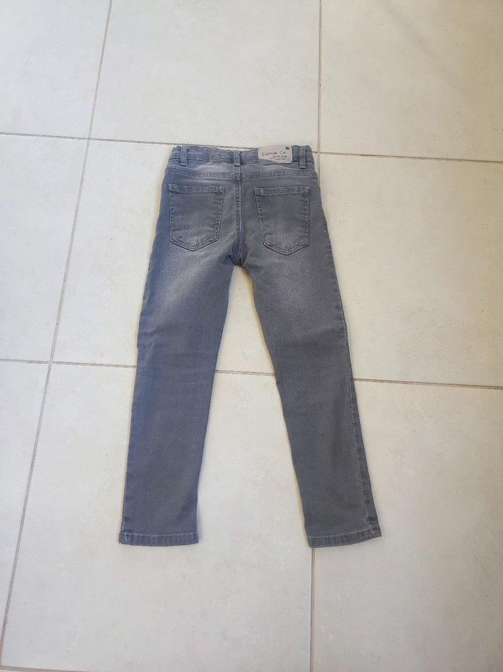 Gri Erkek Çocuk Denim Pantolon - Görsel 2