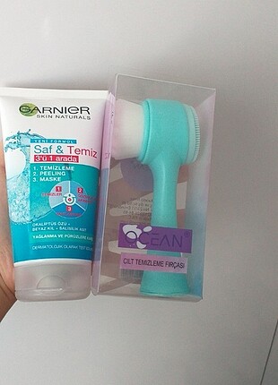 Garnier yüz temizleyicisi & cilt temizleme fırçası 