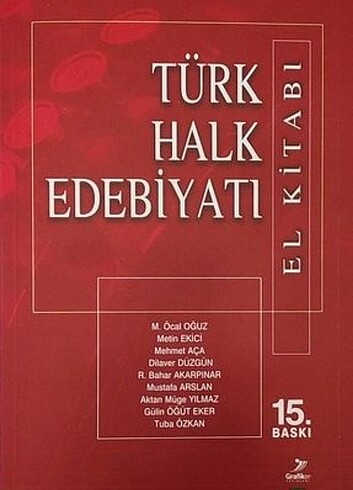 Türk Halk Edebiyatı el kitabı 