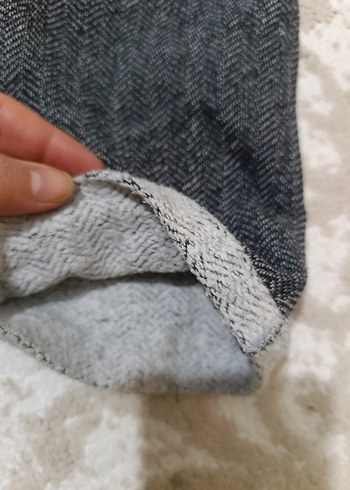 Gri Kadın Midi Kumaş pijama - Görsel 4