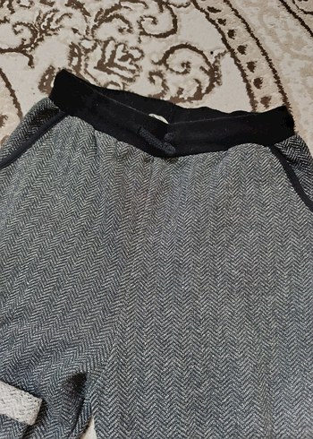 Gri Kadın Midi Kumaş pijama - Görsel 5