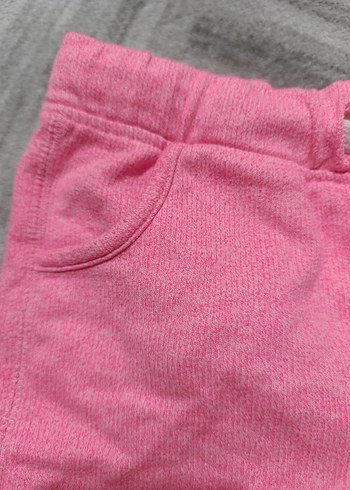 Pembe Pamuklu Kız Şortu - Görsel 4