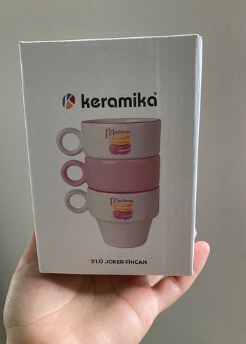 Diğer Keramika 3lu Joker Fincan Seti