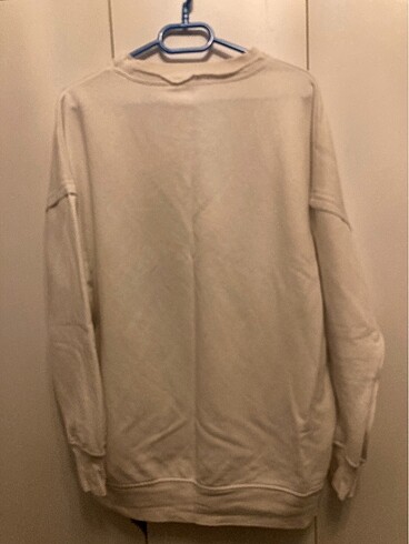 Addax Beyaz sweatshirt oversize