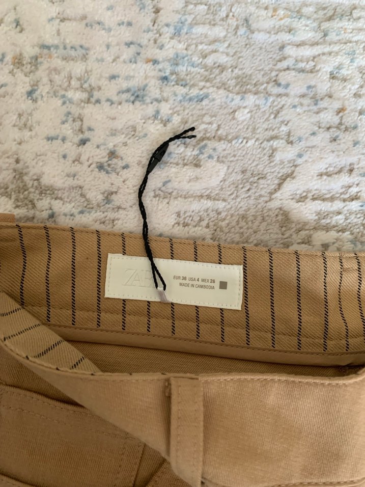 Zara kadın wide leg pantolon - Görsel 5