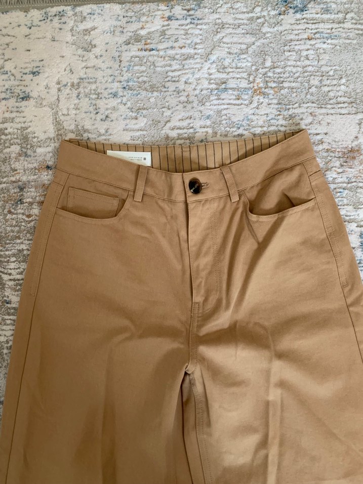 Zara kadın wide leg pantolon - Görsel 4