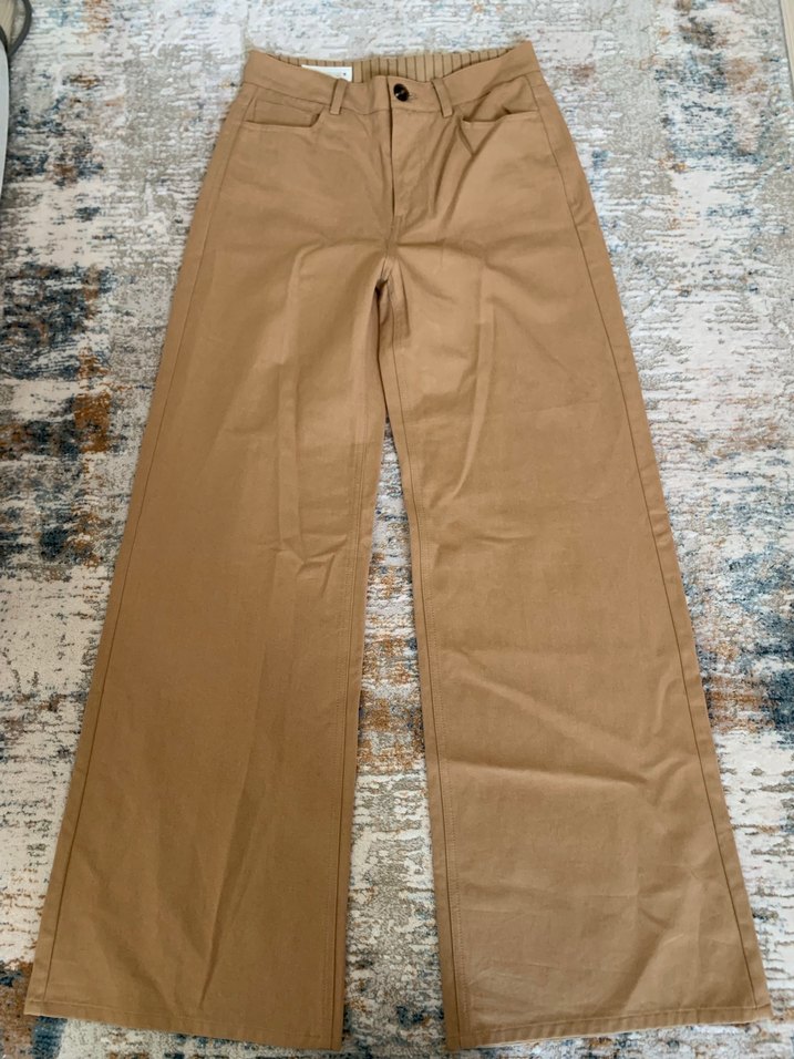 Zara kadın wide leg pantolon - Görsel 3