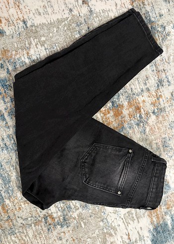 Zara Siyah mom jean - Görsel 8