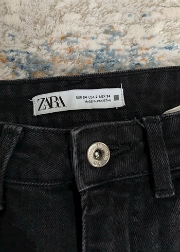 Zara Siyah mom jean - Görsel 6