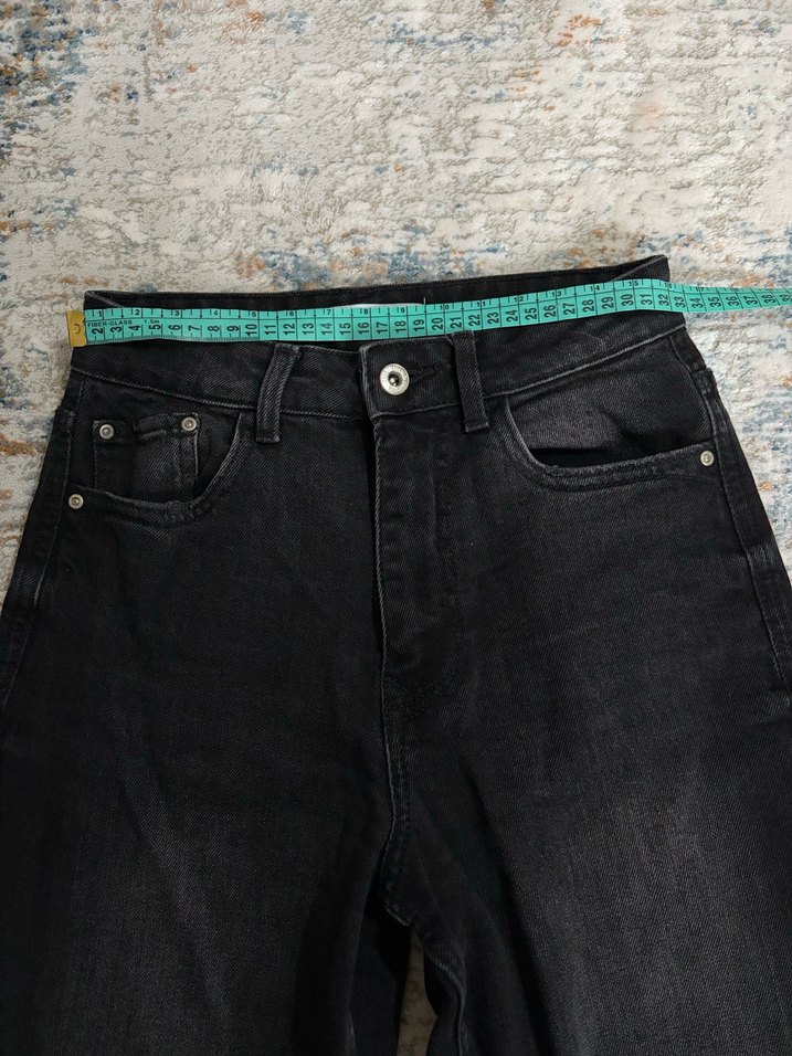 Zara Siyah mom jean - Görsel 3