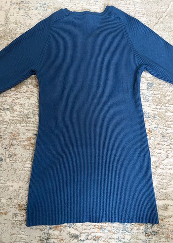 Adil Işık mavi Kısa Kollu Triko Kadın Kazak - Görsel 7