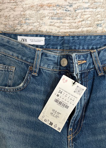 Zara Rahat Kesim Orta Bel Kadın Jean - Görsel 3