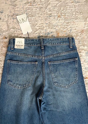 Zara Rahat Kesim Orta Bel Kadın Jean - Görsel 7