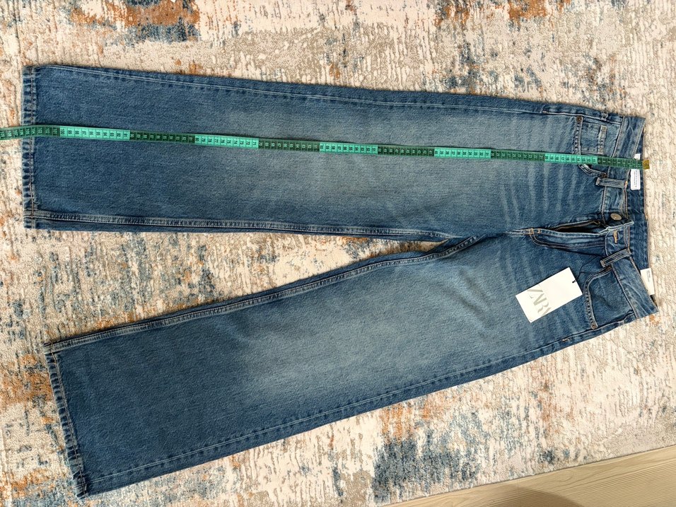 Zara Rahat Kesim Orta Bel Kadın Jean - Görsel 5