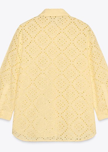 ZARA FİSTO İŞLEMELİ GÖMLEK - Görsel 3