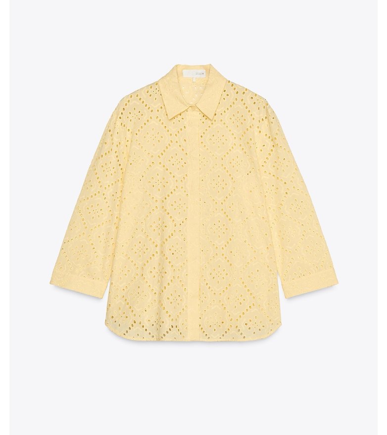 ZARA FİSTO İŞLEMELİ GÖMLEK - Görsel 2