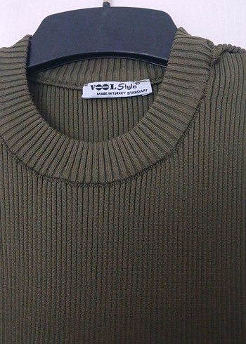 Zara Yüksek Yakalı Kolsuz Haki Uzun Elbise