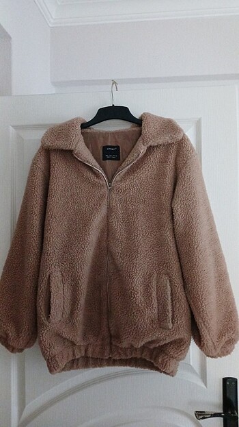 Peluş ceket/mont