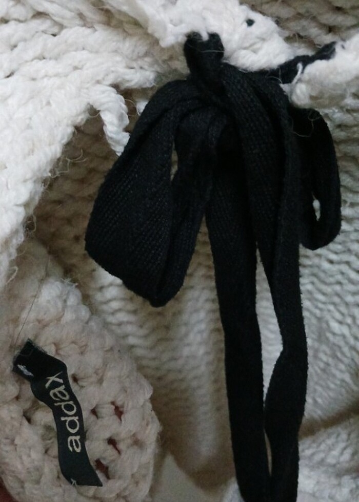 Sırt dekolteli kazak - Görsel 5