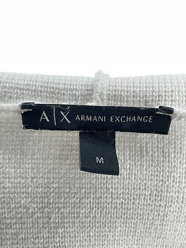 m Beden beyaz Renk Armani Exchange Kazak / Triko %70 İndirimli.