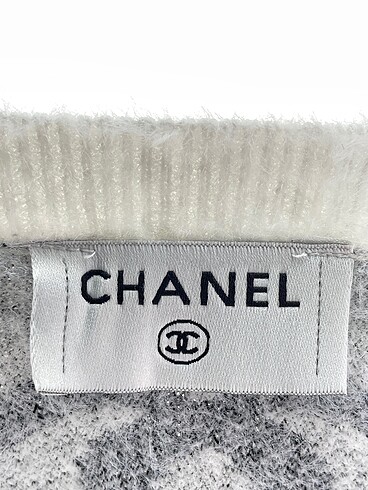 xl Beden beyaz Renk Chanel Kazak / Triko %70 İndirimli.