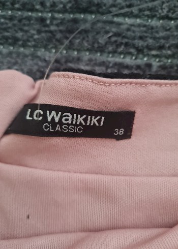 38 Beden siyah Renk Dantelli Siyah Midi Kalem Etek lcw