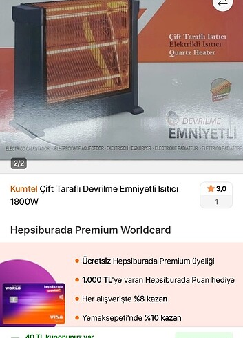 Kumtel ısıtıcı 
